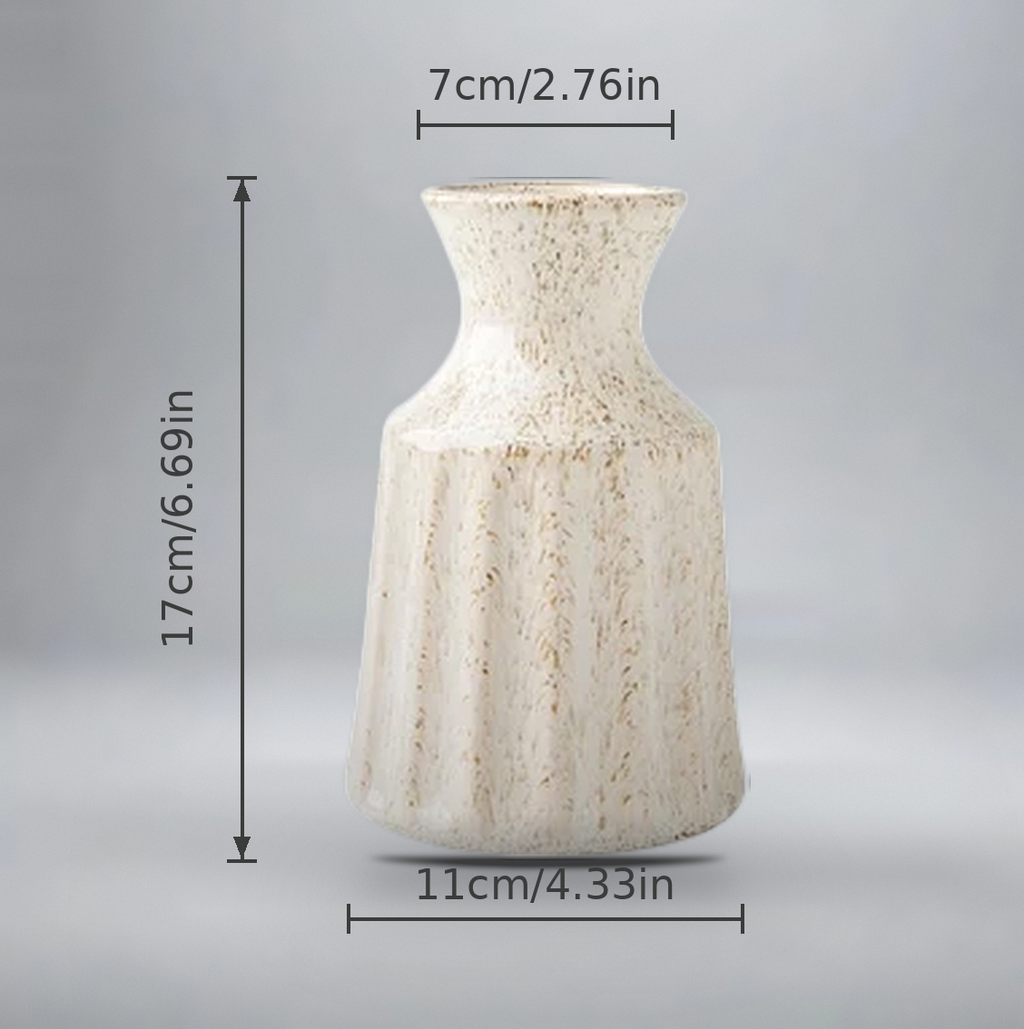 Carved Ceramic Vases