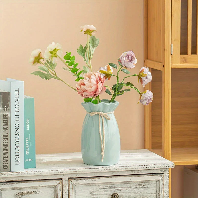 Carved Ceramic Vases